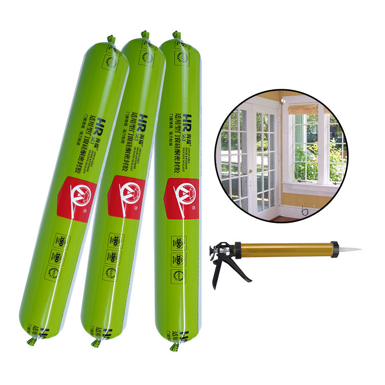 Wholesale Weatherproof Colorful Sanitary Glass Aluminium Windows and Doors Silicone Sealant