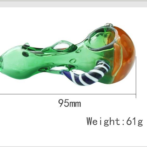 Thickened High Borosilicate Glass Blowing Glass Pipe Technology Mushroom Shape Creative Glass Pipe