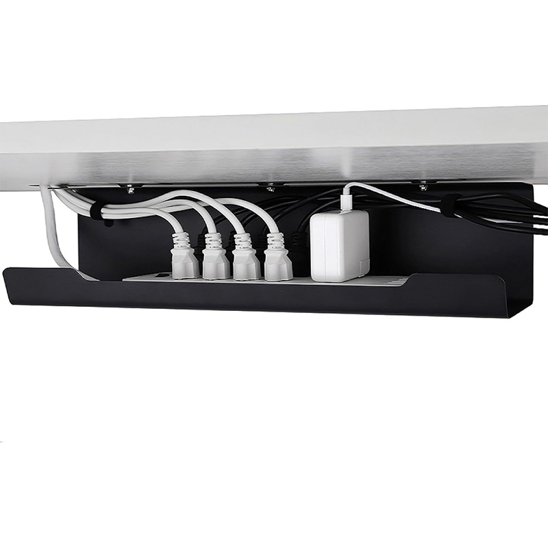 Wholesale Stainless Steel Powder Coating Metal Grid Cross Clip Wire Mesh Basket Ladder Under Desk Cable Tray