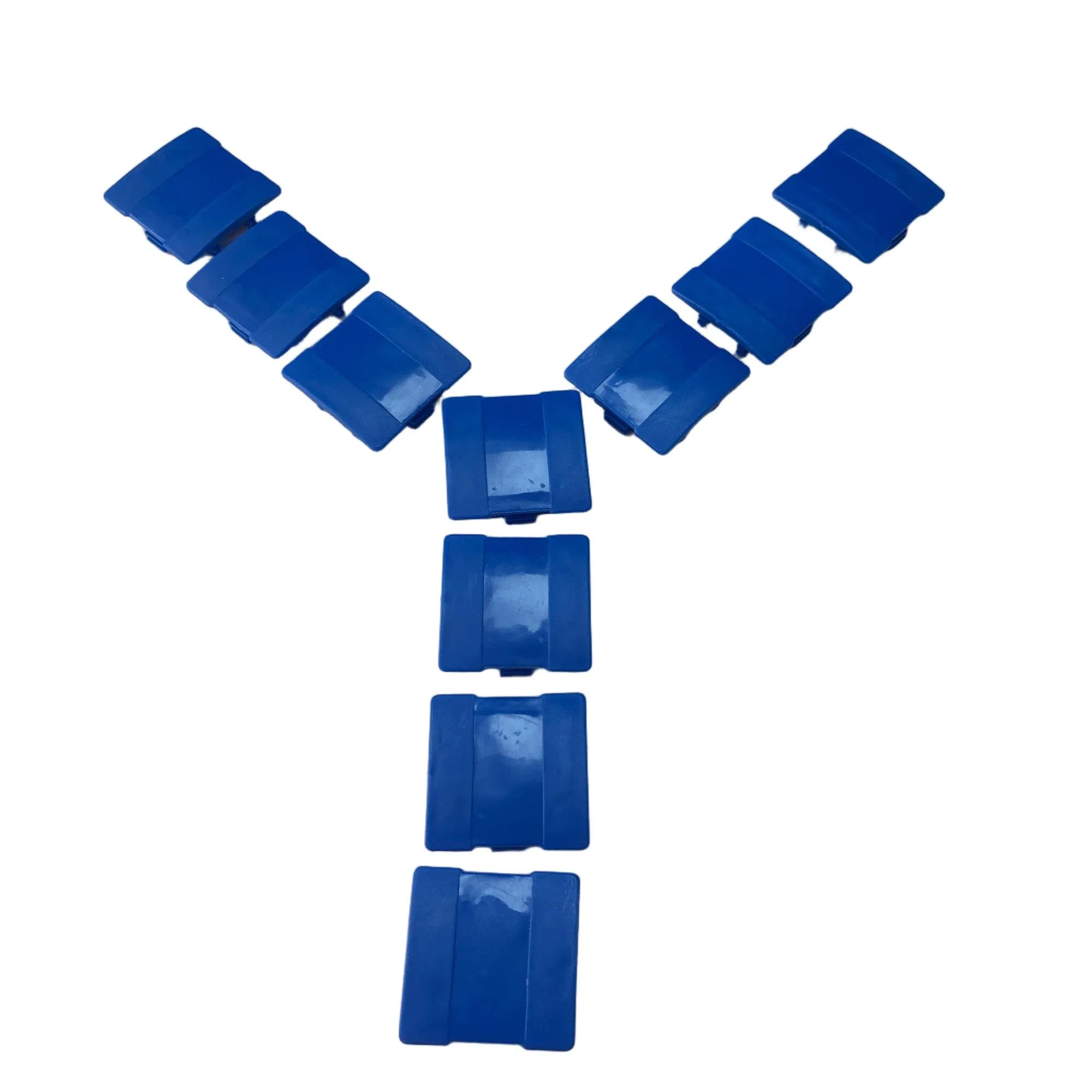 Impact-Resistant Plastic End Cap for Heavy-Load Warehouse Rack Section Steel Struts