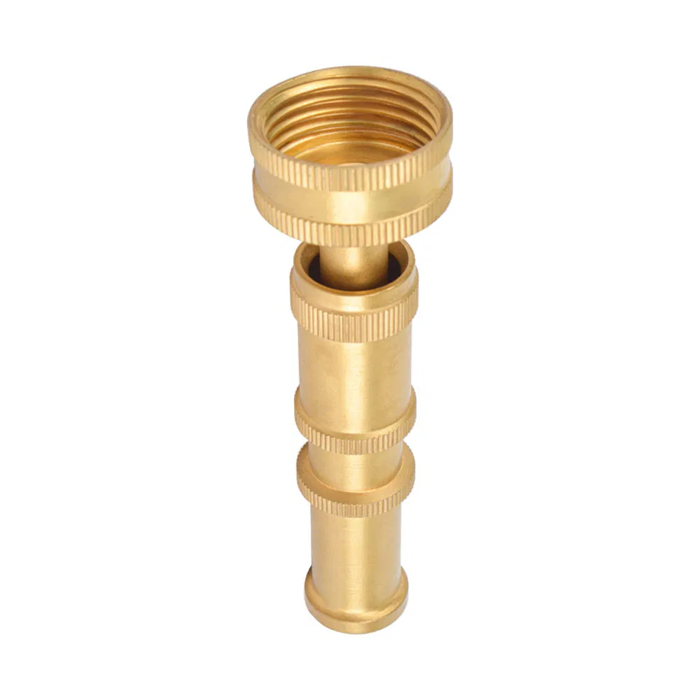 Adjustable Twist Pressure Sprayer Brass Garden Hose Nozzle