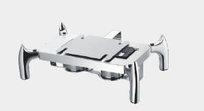 Stainless Steel Rectangular Hydraulic Chafing Dish/Foor Warmer with Glass Window