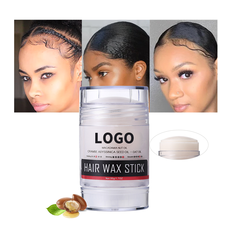 Custom Your Own Brand Hair Styling Pomade Vendor Private Label Ve Oil Wax Stick for Hair Egdes Finish
