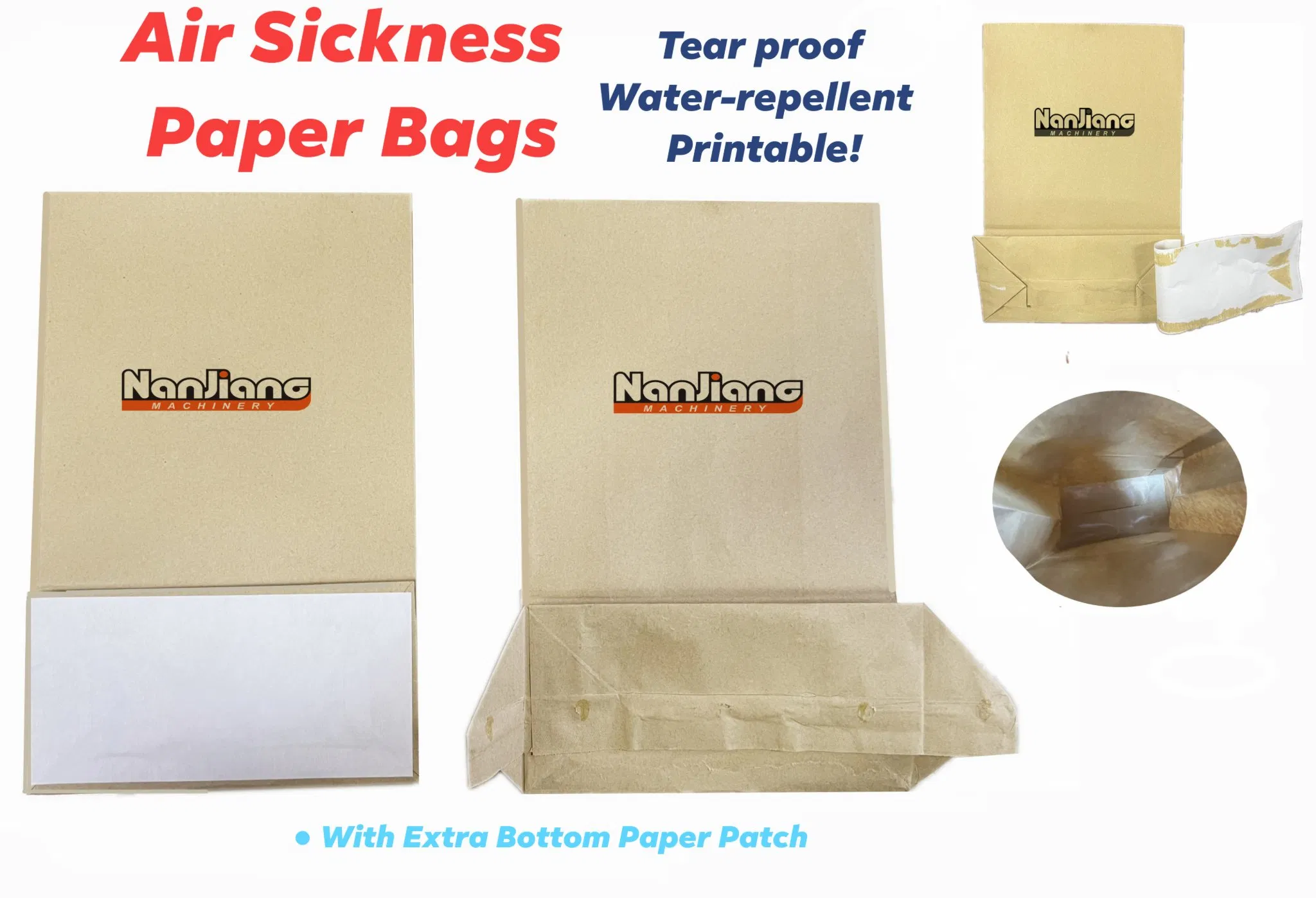 Premium Waterproof Travel Air Sickness Bags for Comfort