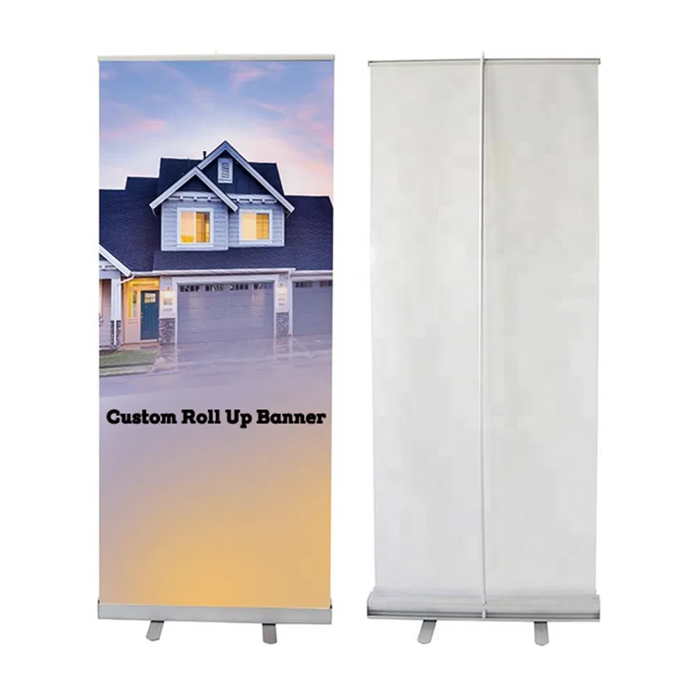 Retractable Foldable Silk Printing Dye Sublimation Roll up Banner