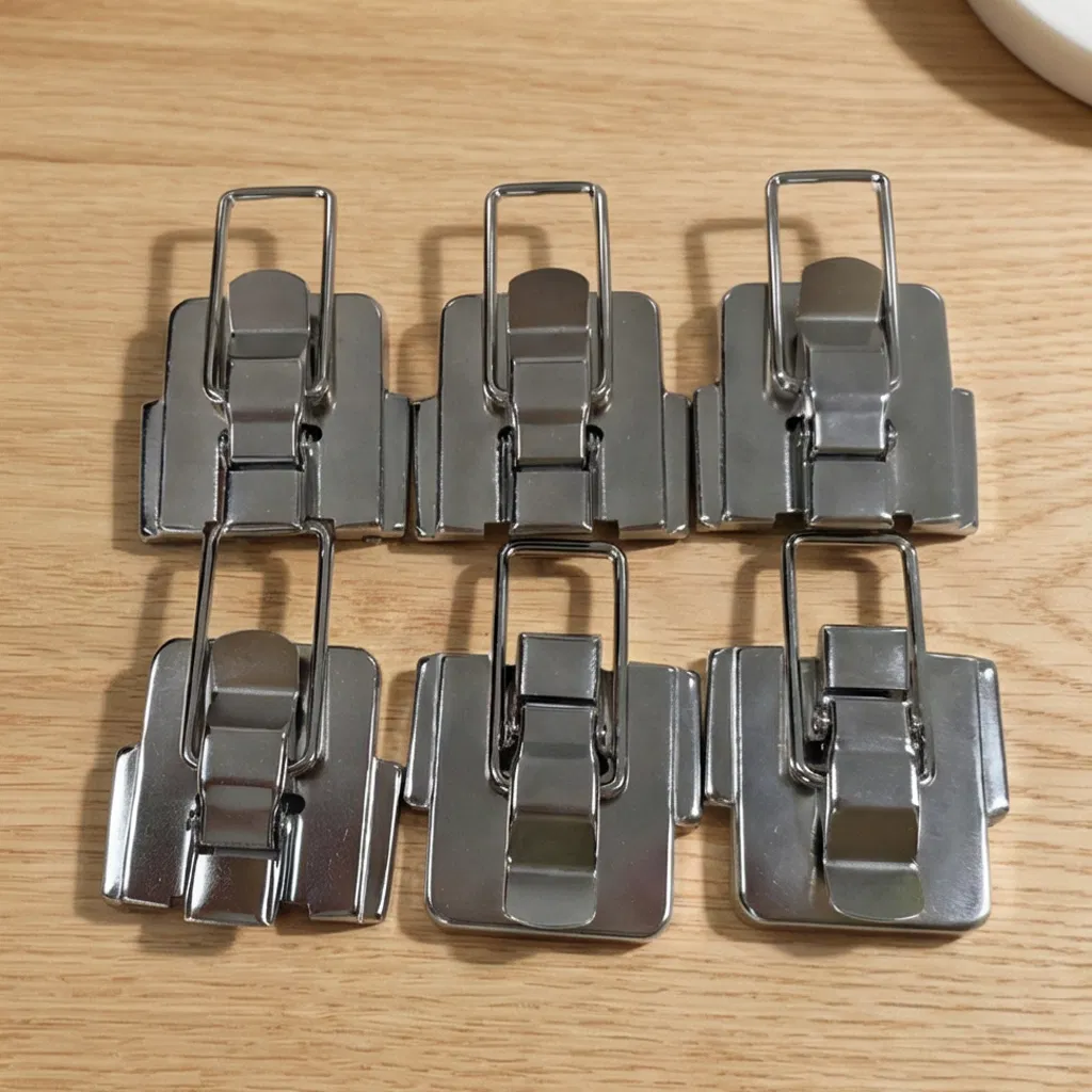 Custom Size Nickel Plated Metal Latch Strike Bottoms Parts - Furniture Parts OEM