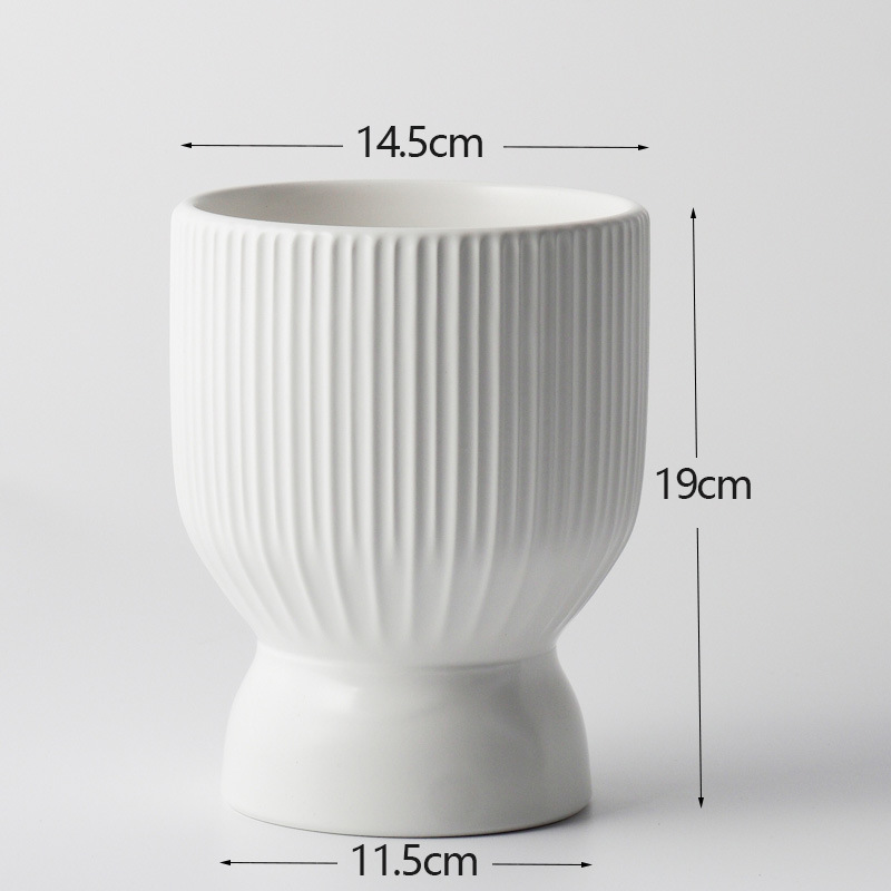 Горшки керамические зеленые мини для растений