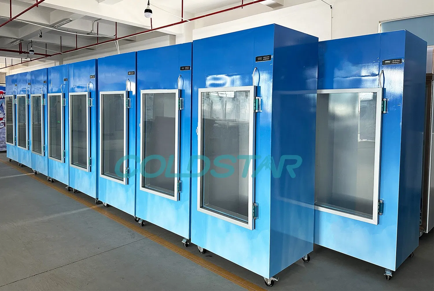 Commercial Single Door Ice Storage Contanier Machine 120bags Ice Merchandiser Freezer