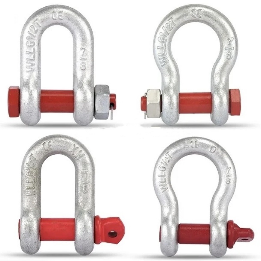 Heavy Duty Forged Stainless Steel Lifting Bow Anchor Shackles