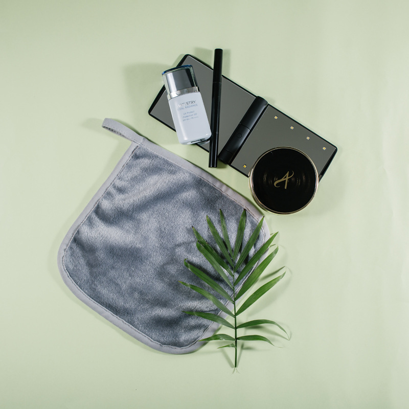 Microfiber Soft Square Skin Washing Cleansing Cloth Makeup Remove Towel