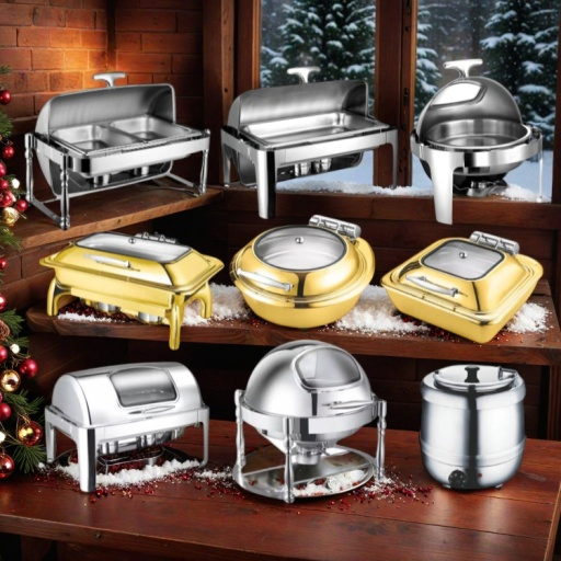 Best Price Beautiful Party Commercial Roll up Rectangle Round Square Electric 4 Quart Elite Elegant Modern Buffet Food Used Chafing Dish Lids for Sale Near Me