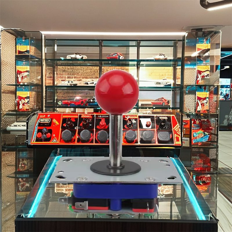 Arcade Machine Parts Red Balltop Game Stick Fighting Game Machine Joystick