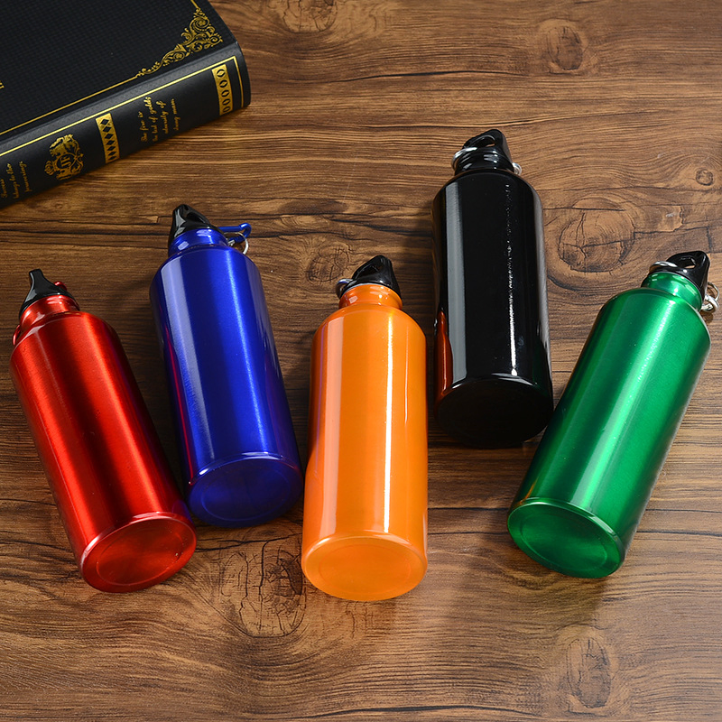 Aoo#Aluminium Sports Water Outdoor Bottle with Carabiner