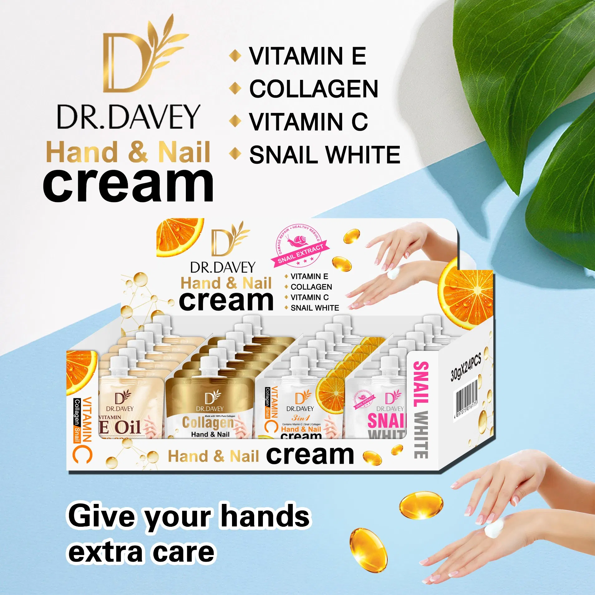 Anti Aging Nourishing Skin Whitening Moisturizing Private Label Hand Cream
