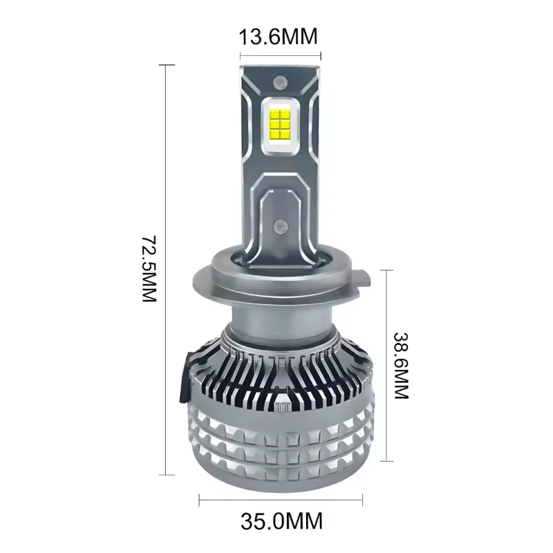 LED-фара автомобильная 136W H4/H13/9004/9007, 13600 лм, 9-36В, CANBUS