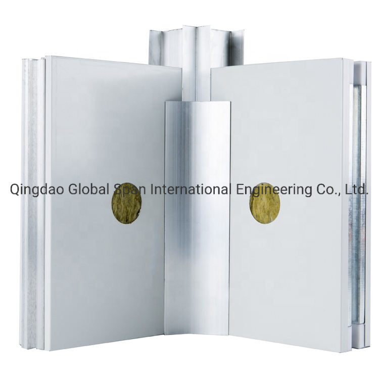 High Quality EPS Insulation Steel Sandwich for Clean Room Panel Aluminum Profiles