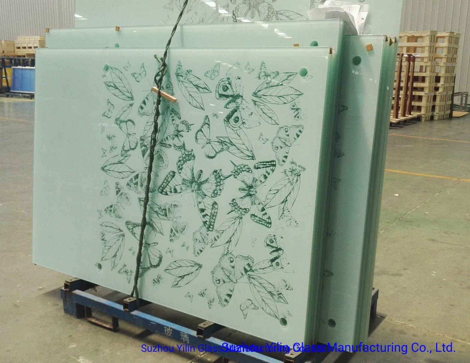 Decorative Glass Building Glass Color Painted Laminated Ceramic Fritted Glass