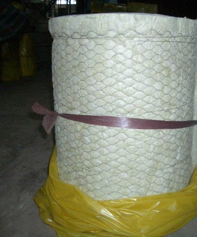 Construction Materials Rock Wool Blanket with Wire Mesh Fireproof