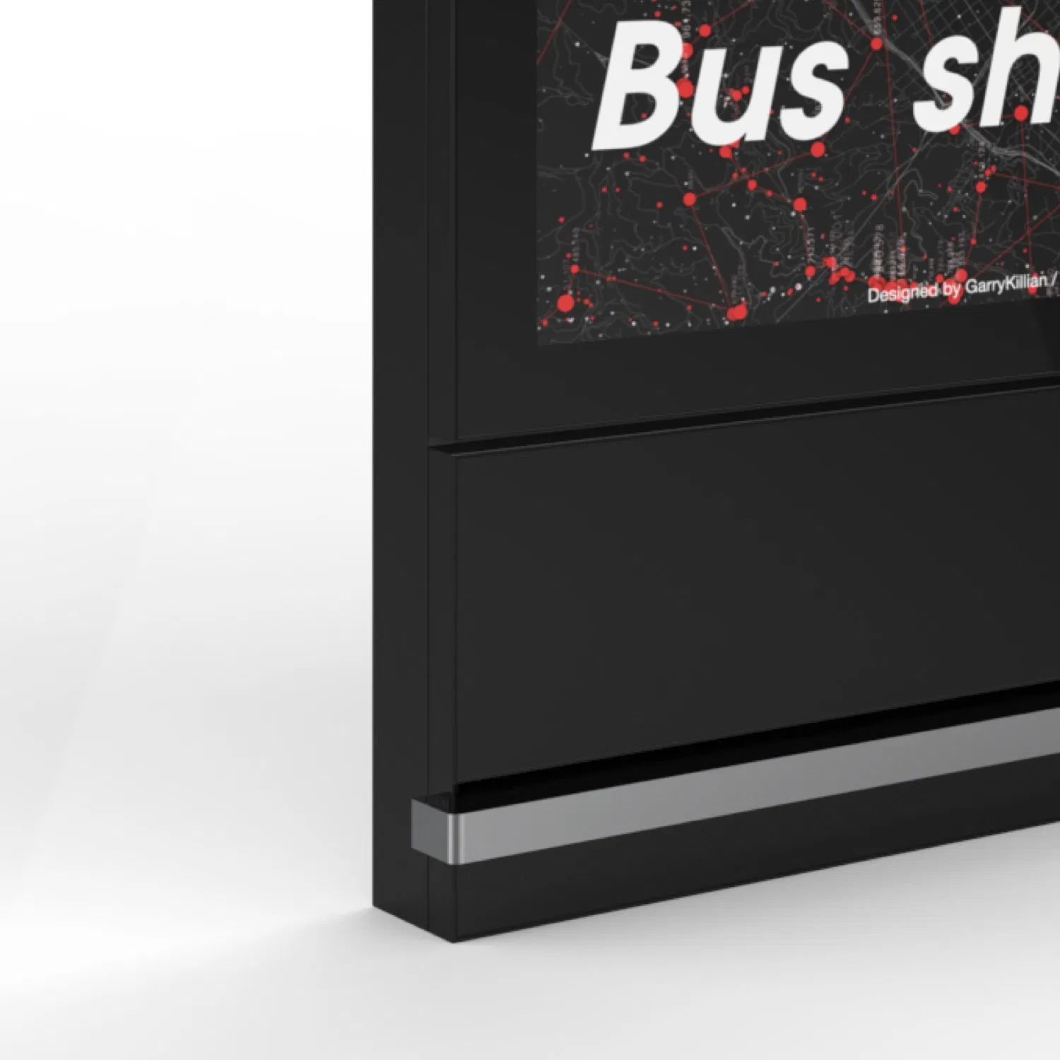 Напольный 75-дюймовый 4K LCD дисплей для рекламы в ТЦ