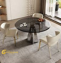 OEM Dia. 1000mm Clear Toughened Tempered Round Square Irregular Shaped Glass Table Top