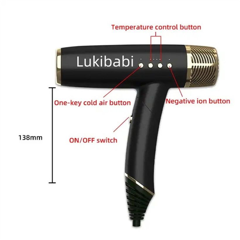 High-Speed Negative Ion Hair Dryer for Professional Hair Care