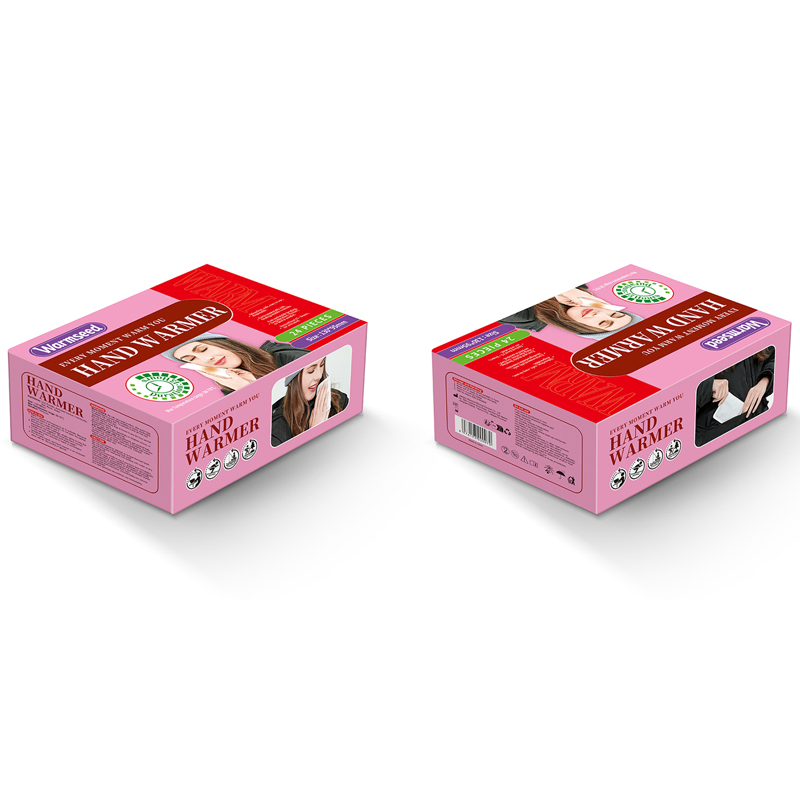 Eco-Friendly Natural Ingredients Physical Heating Long-Lasting Self Heating Hand Warmer