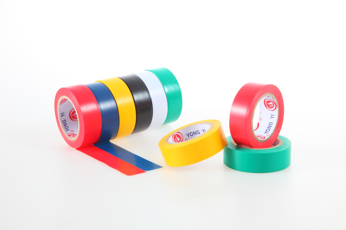PVC Electrical Insulation Tape (Black, Red, Yellow, Blue, White, Green)