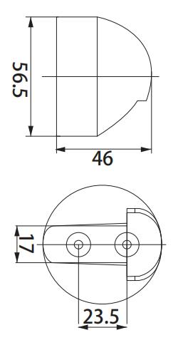 Sanitary Ware Bathroom Accessories Hand Shower Sprayer ABS Plastic Wall Mounted Elbow Holder Bracket in Chrome, Matte Black, Bn, Orb