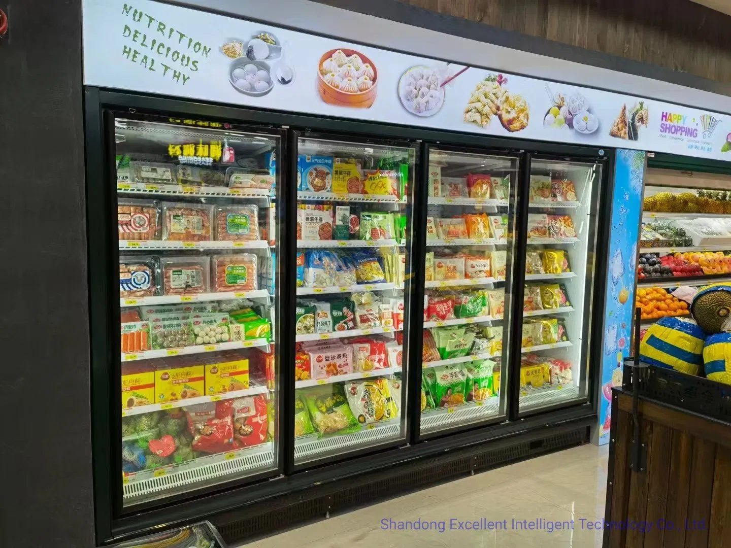Холодильная витрина-мультидек Supermarket Showcase