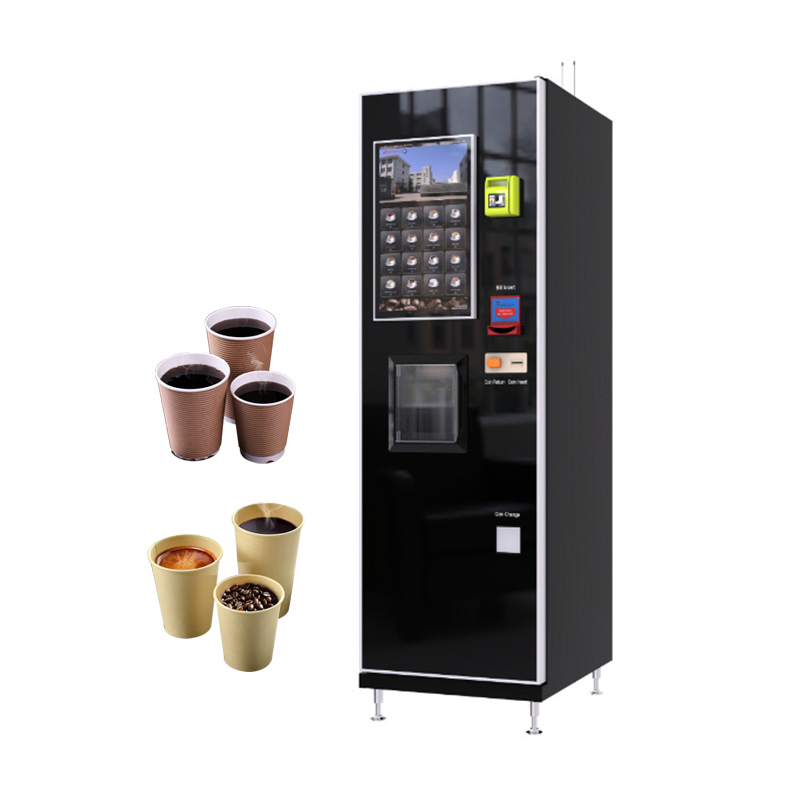 Chocolate Milk Tea Drinks Coffee Making Vending Machine for Subway Office Building