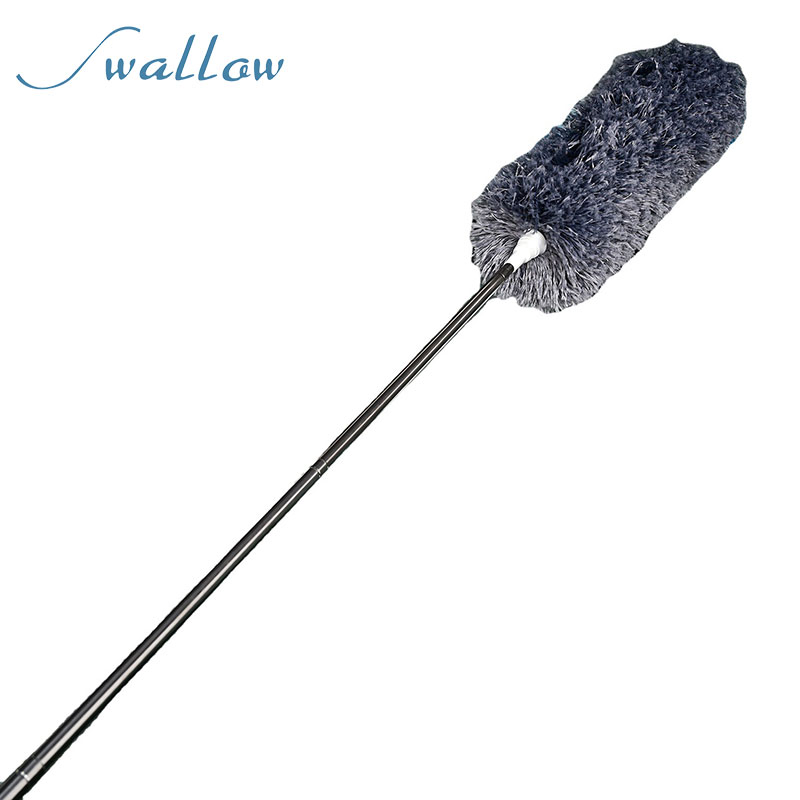 Выдвижная перьевая щётка-тряпка для уборки дома и авто