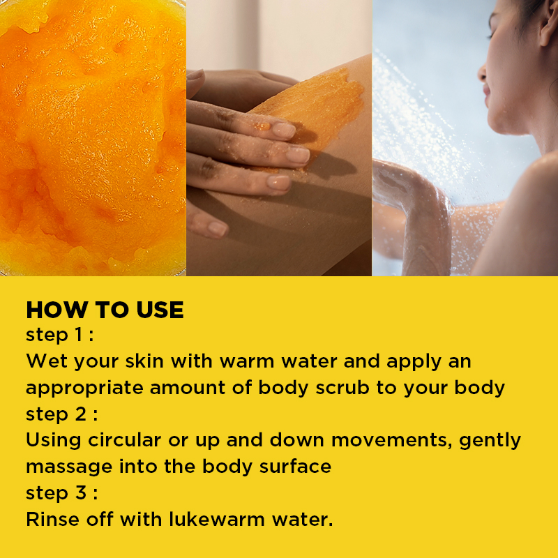 Body Scrub Sulfate-Free Smoothing & Skin Revitalizer and 24K Gold & Biotin Body SPA