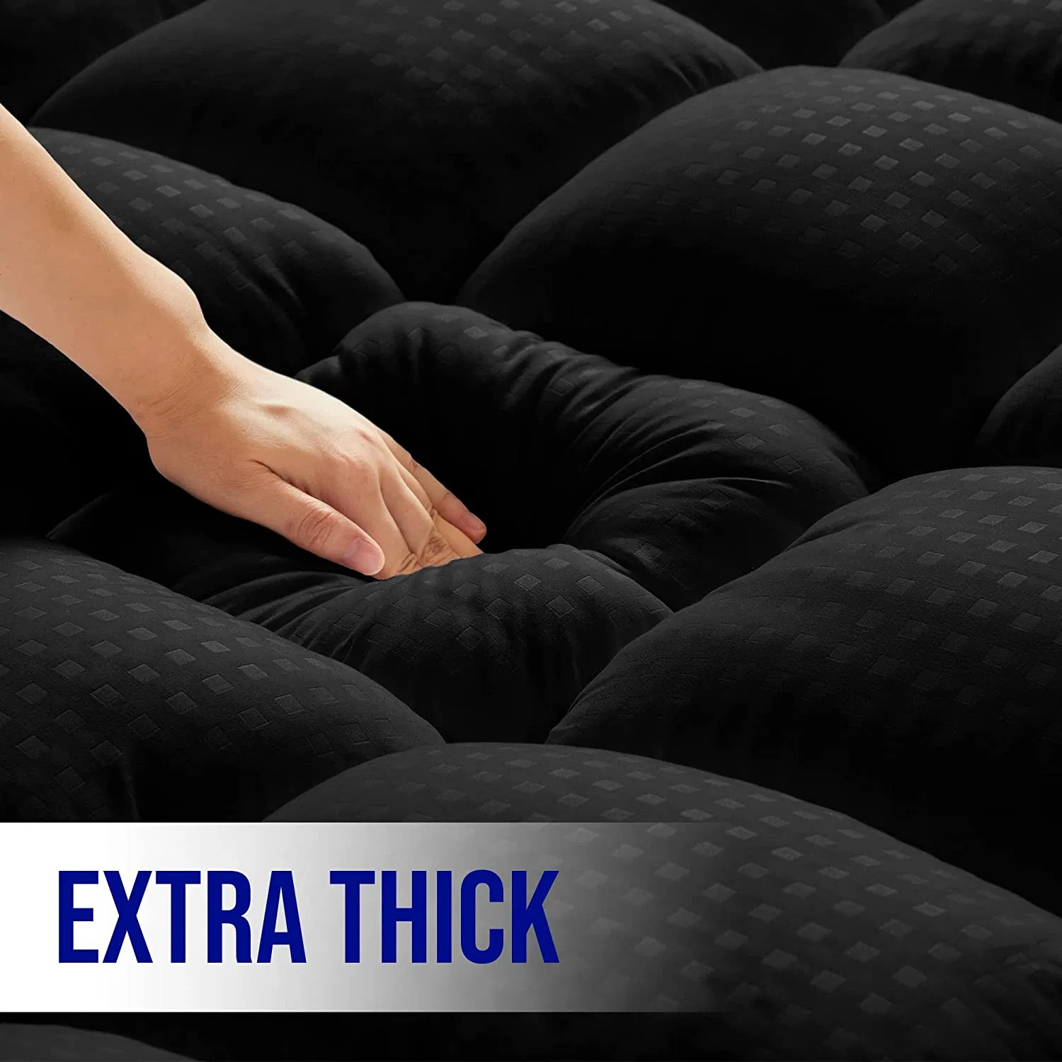 Down Alternative Mattress Topper Bedspread Bed Cover Cotton Mattress Topper Spring Mattress