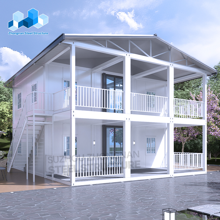 Containerized 20FT/40FT Movable 2 Storey Mini Small Luxury Modern Modular Mobile Prefab Expandable Shipping Portable Prefabricated Sea Living Container Home