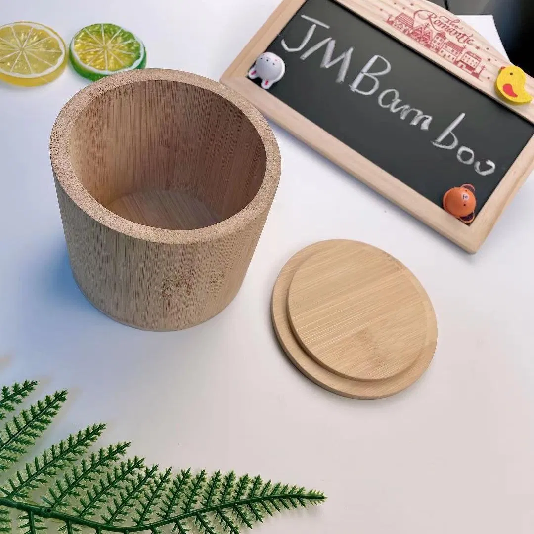 Бамбуковая коробка для ватных дисков