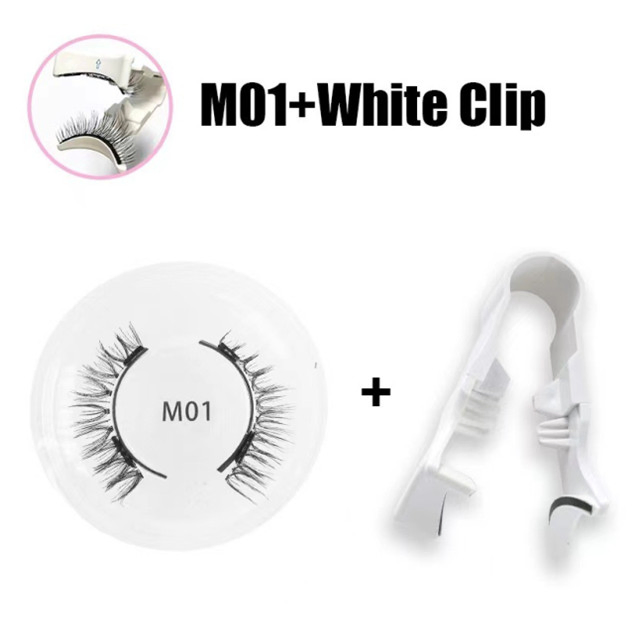 Hot Sell Non-Adhesive Magnetic with Clip Pair for Reusable Magnetic False Eyelashes