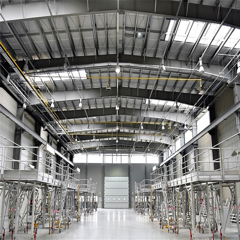 Prefabricated Light Steel Structure Metal Factory Building Construction Building Prefab Building Warehouse for Sale