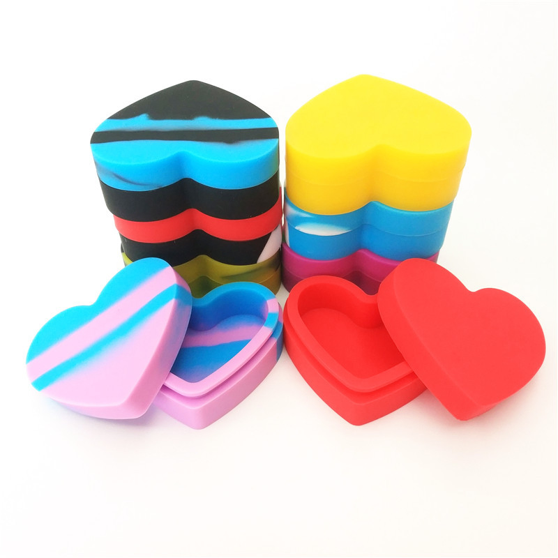 Multi Use Storage Container Jars Oil Bottles Assorted Colors Silicone Jar Smoking Accessories