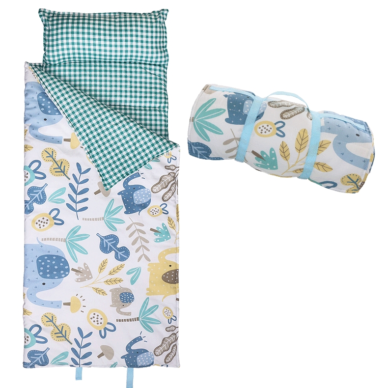 Toddler Nap Mat with Pillow and Blanket for Daycare