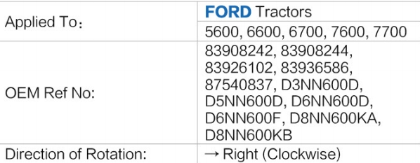 Гидравлический насос для трактора Ford