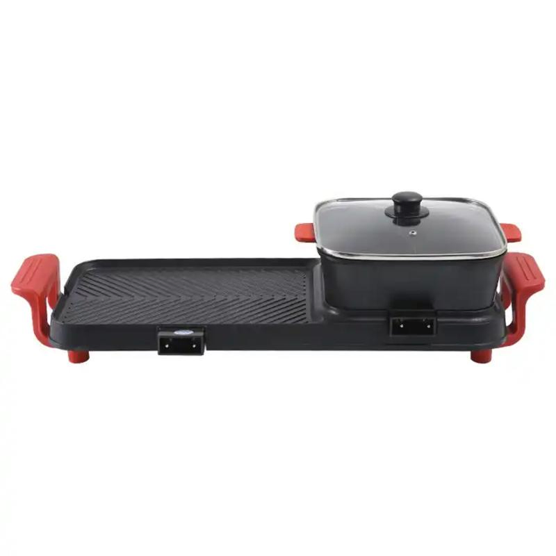 New Arrival High Quality Non Stick Multifunctional Smokeless Electric 3 in 1 Grill Pan and BBQ Pot