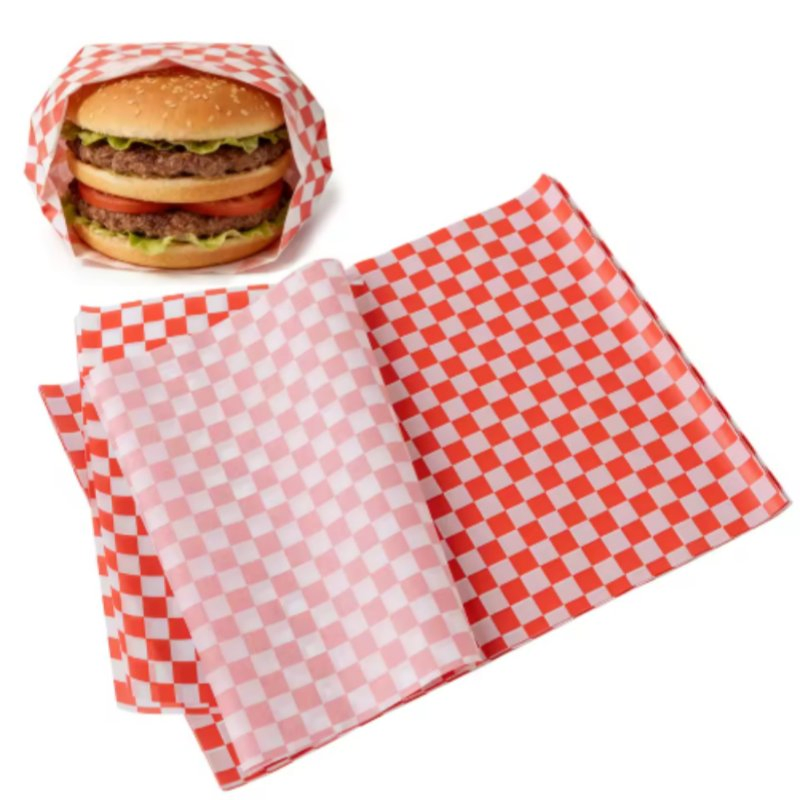 Professional Wrapping Paper for Best-Selling Hamburgers in Stores
