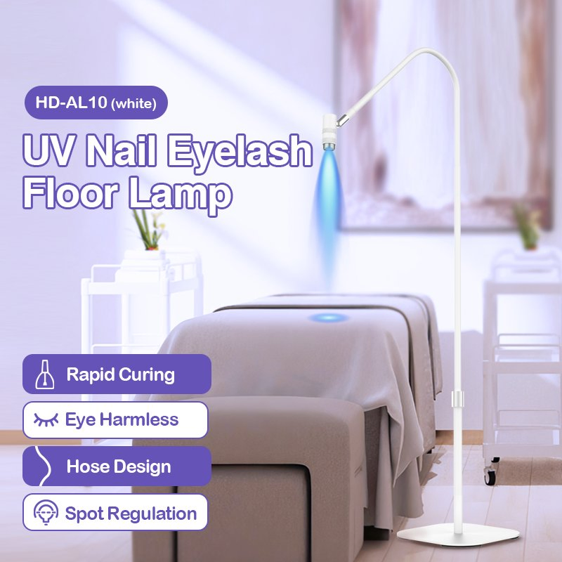 UV Lamp Eyelash LED Eyelash Floor Lamp for Eyelash Extension and Nail Artist