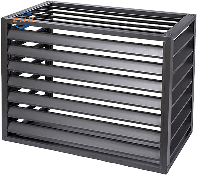 Decorative AC Unit Parts Galvanized Steel Outdoor Air Conditioning Covers AC Cover