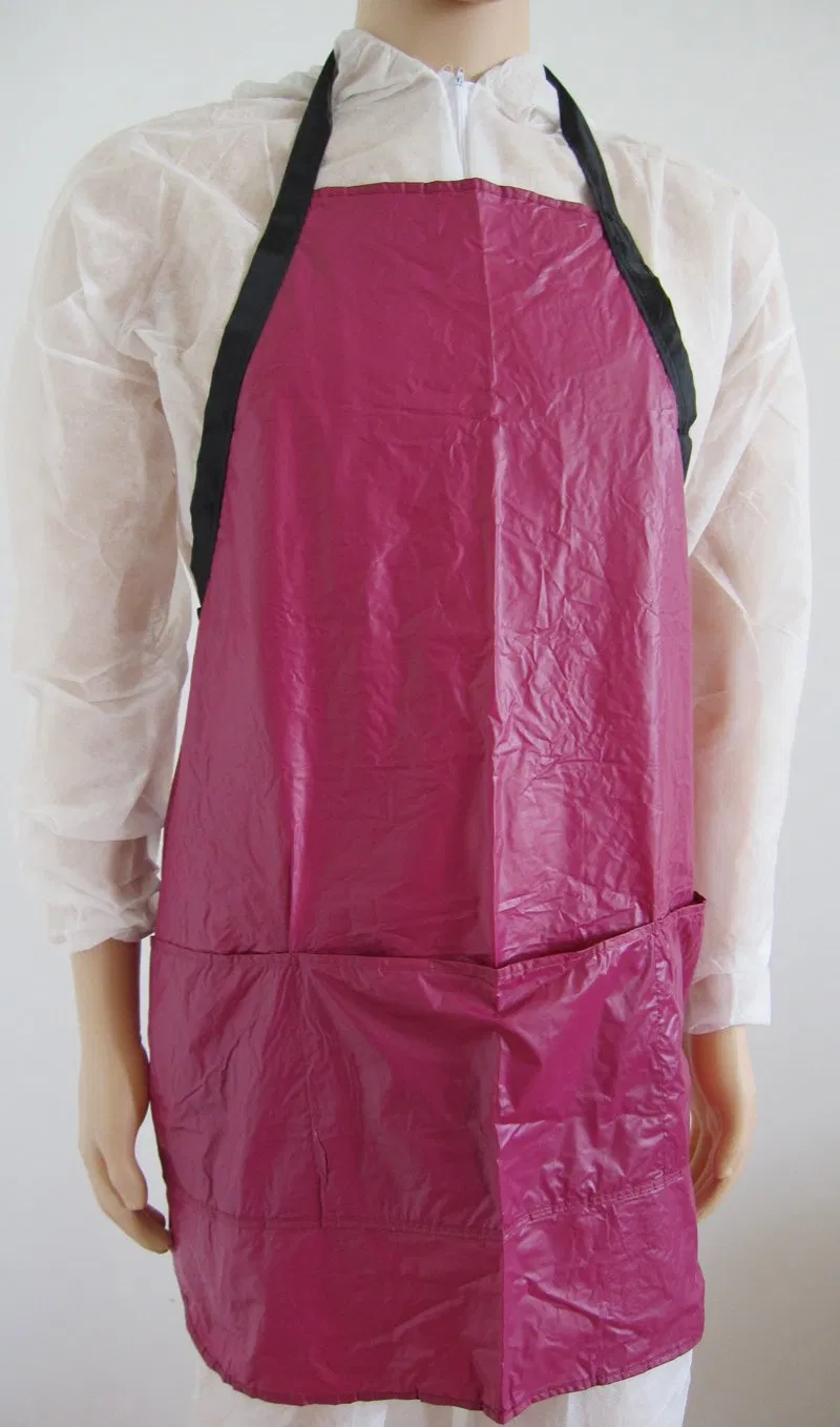 Фартук парикмахерский из полиэстера черный