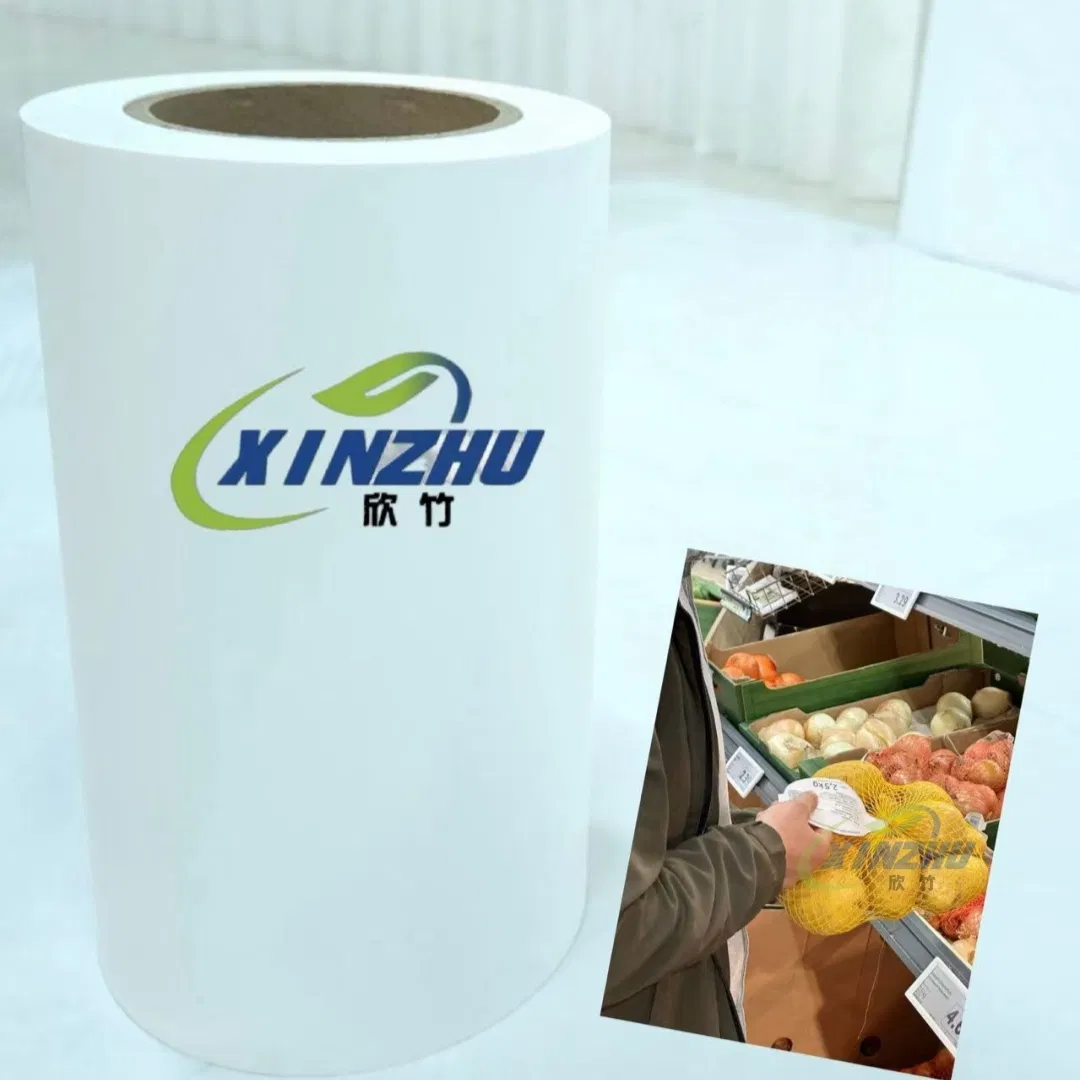 200mic Eco Direct Thermal Label Material Potato Vegetable Net Bag Fruit Tag