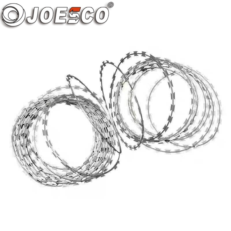 Hot Dipped Galvanized Double Strand Razor Barbed Wire Prison Fence Netting
