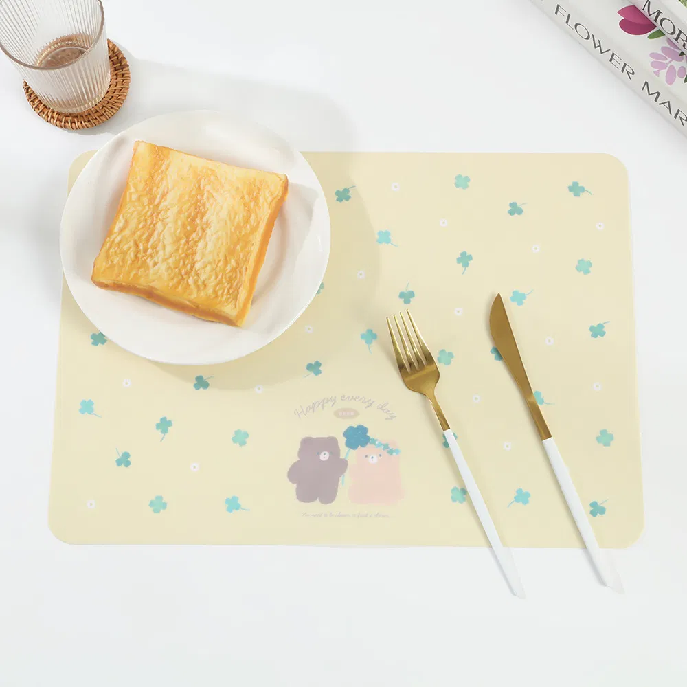 Customizable Eco-Friendly PP Placemat Set Plastic Dinner Mat for Dining Table