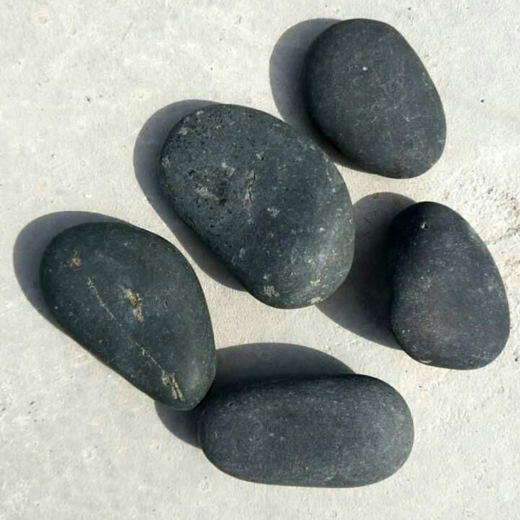 2-3cm Black Natural Pebble Stone