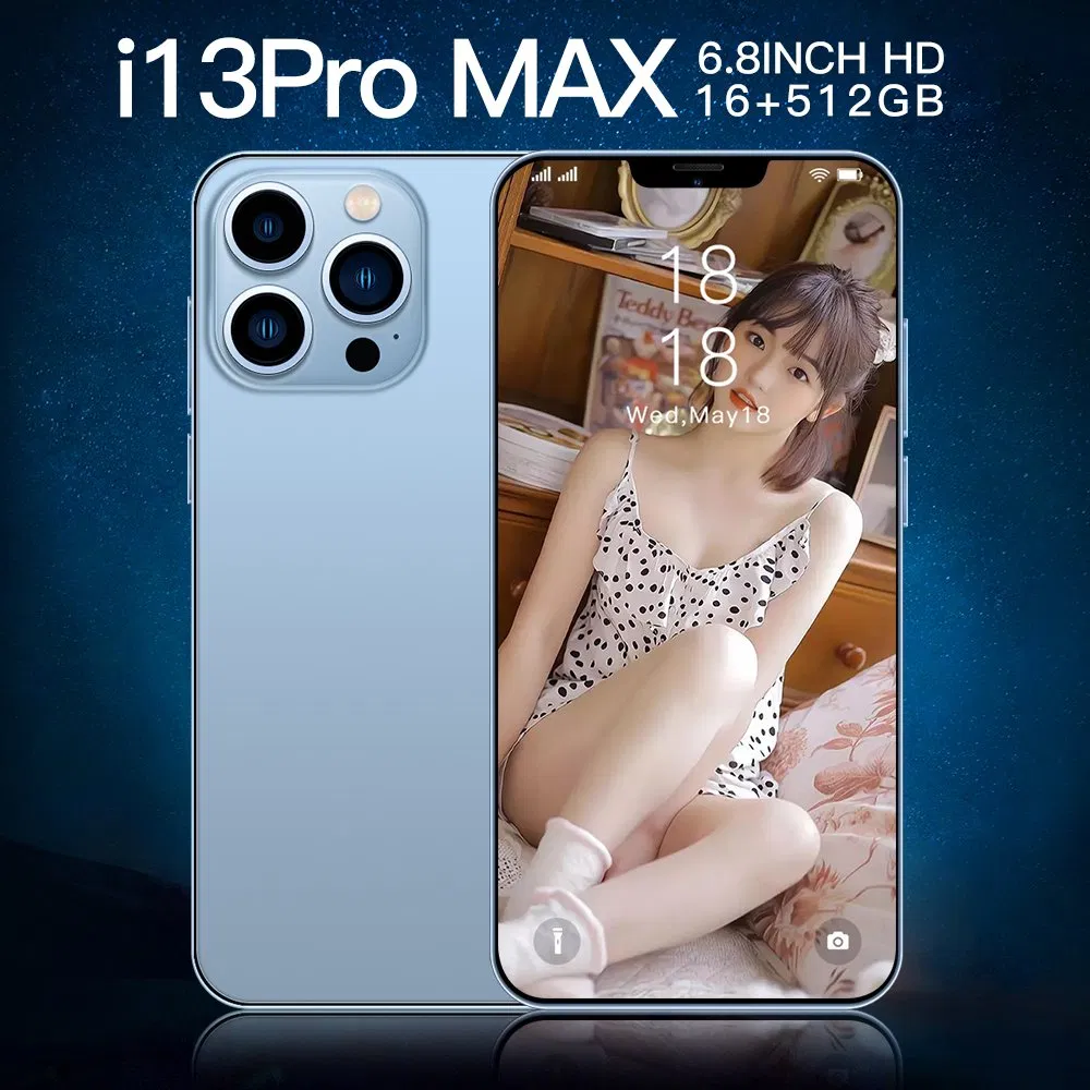 Factory Wholesale Cellphone 6.7 Inches Phone 13promax Android Mobile Phones 512GB Dual Card Smartphone